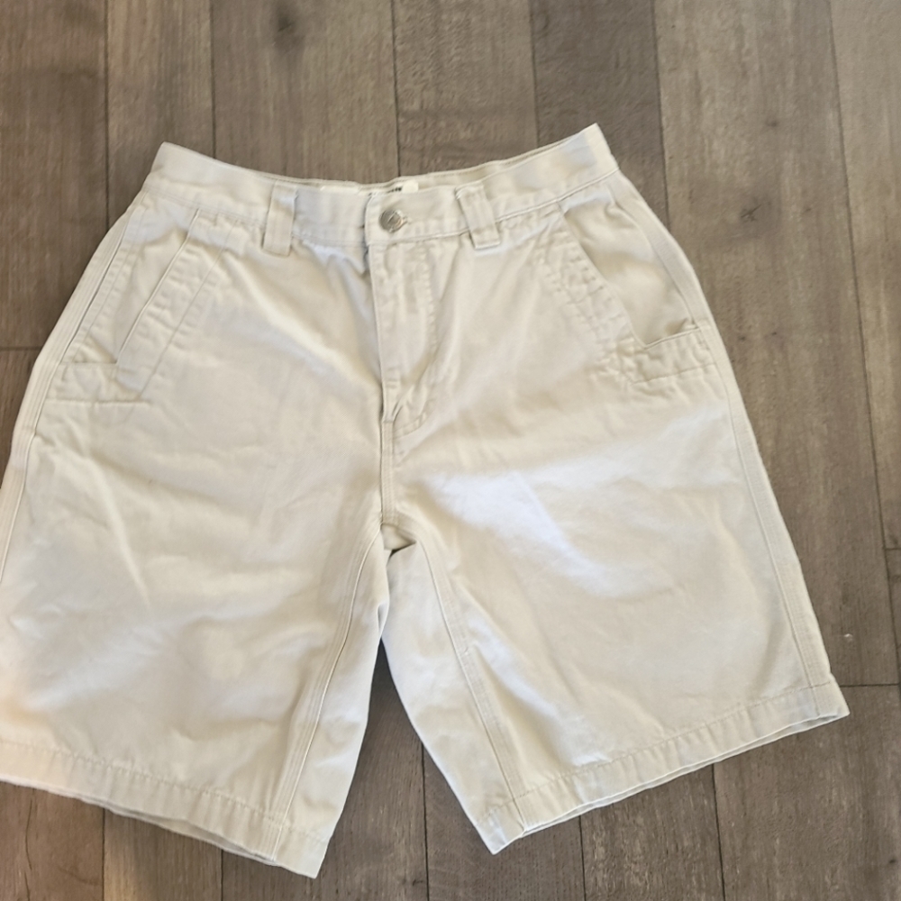 MOUNTAIN khakis relax fit shorts size 30 x 10 hiking camping kayaking ou…